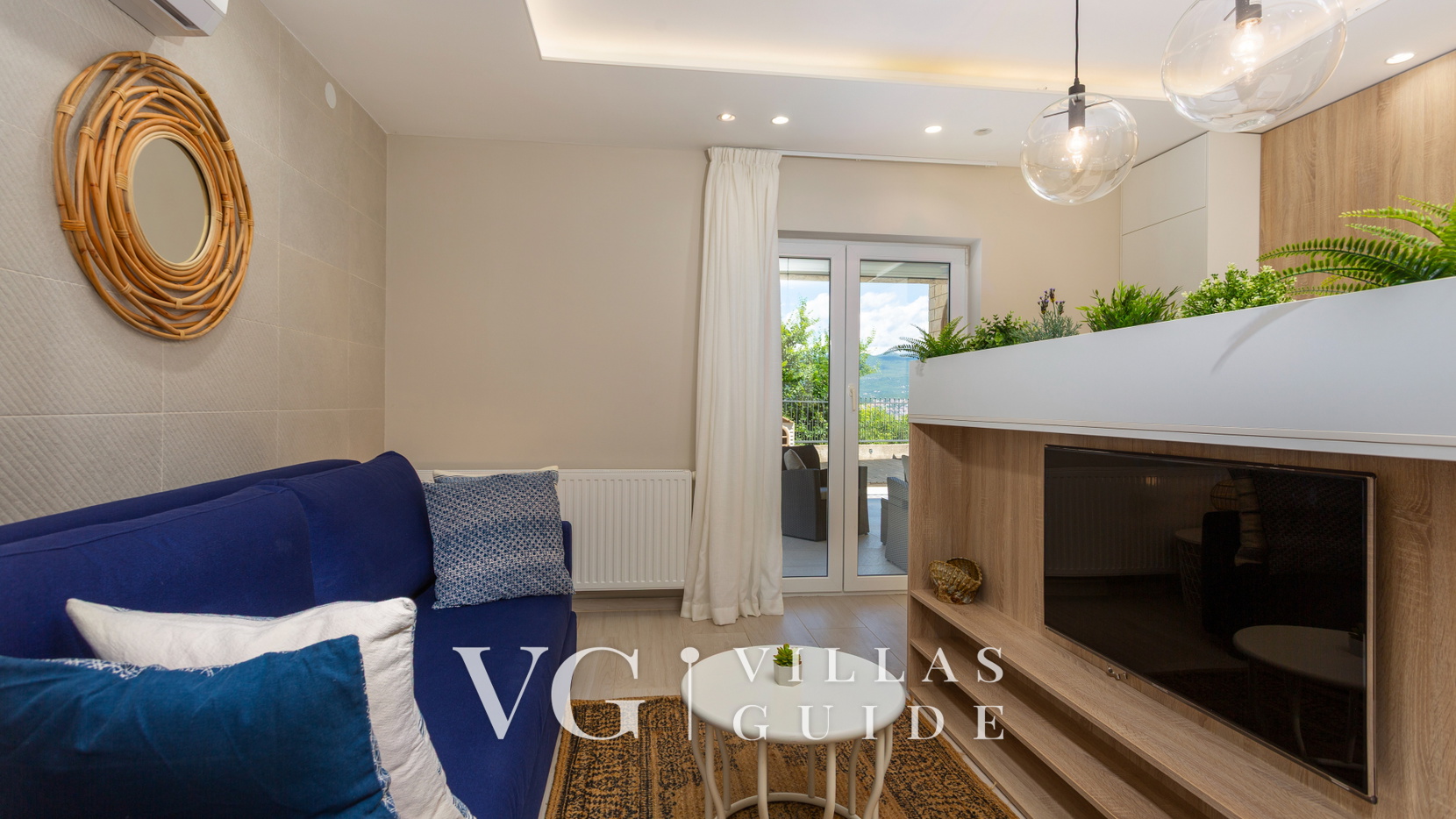 Vila Oleander pool&sea view&pet friendly- Malinska Dnevni boravak