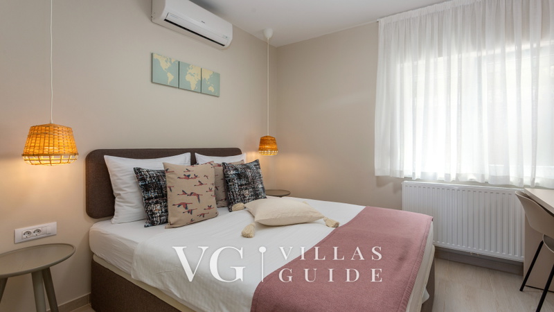 Vila Oleander pool&sea view&pet friendly- Malinska Spavaća soba