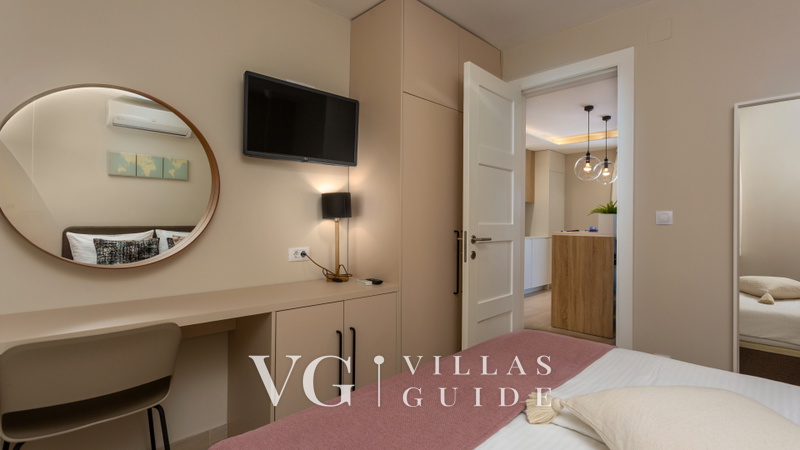 Vila Oleander pool&sea view&pet friendly- Malinska Spavaća soba