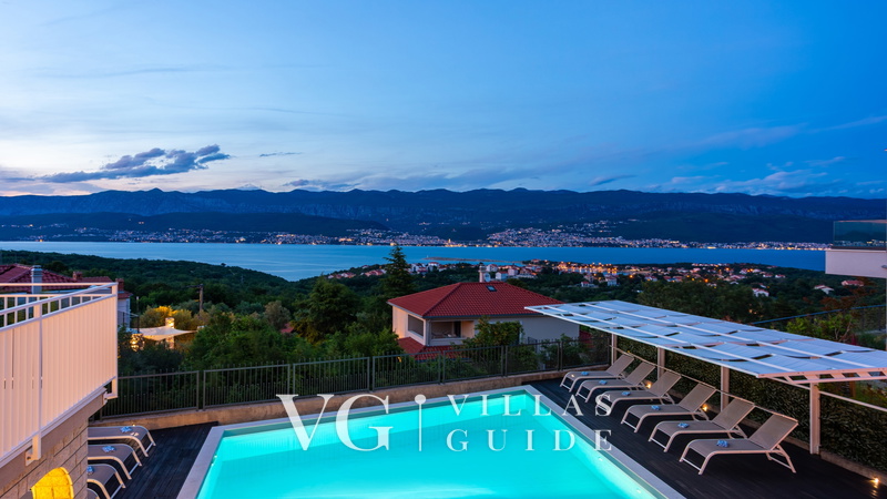 Vila Oleander pool&sea view&pet friendly- Malinska