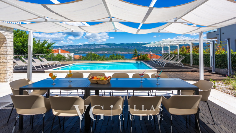 Vila Oleander pool&sea view&pet friendly- Malinska