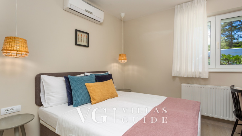 Vila Oleander pool&sea view&pet friendly- Malinska Spavaća soba