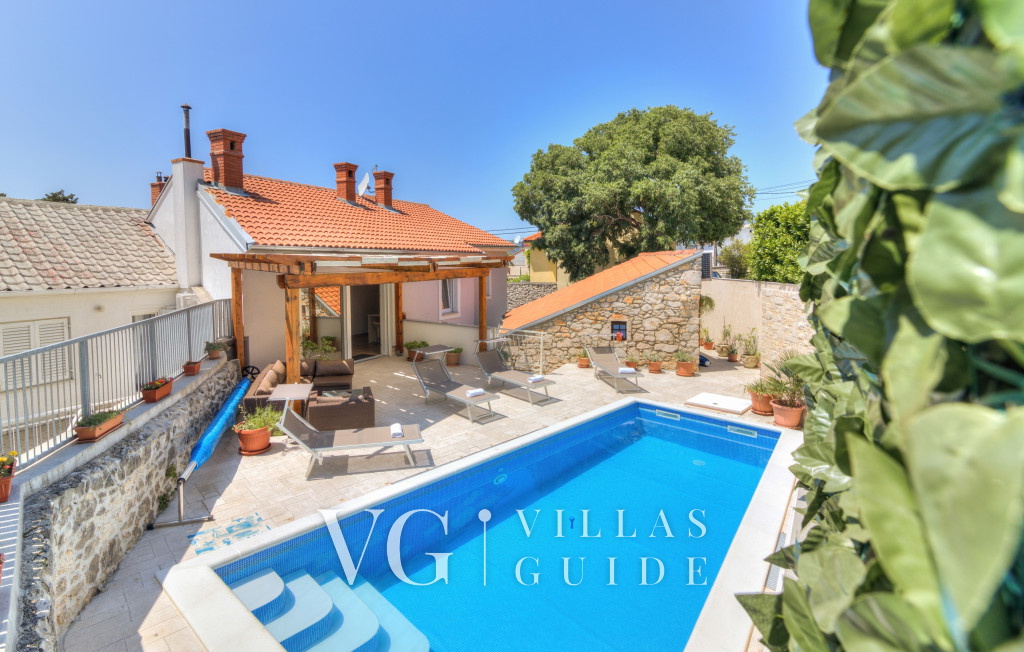 Villa Stella Blue Novi vinodolski Garden and property exterior