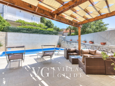 Villa Stella Blue Novi vinodolski Garden and property exterior