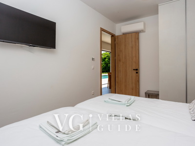 Villa il giardino segreto with pool Spavaća soba