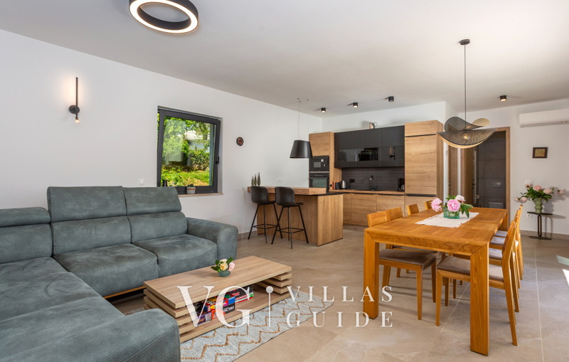 Villa il giardino segreto with pool Wohnzimmer