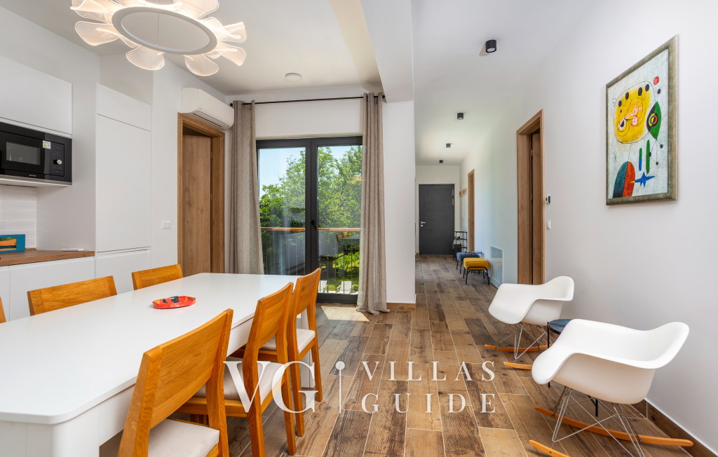 Villa il giardino segreto with pool Küche