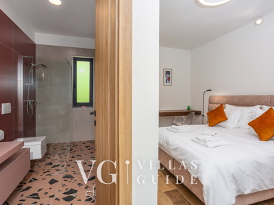 Villa il giardino segreto with pool Spavaća soba