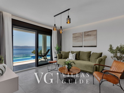 Villa Smilje - Omiš-Pisak Wohnzimmer