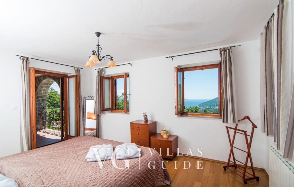 Villa Opatija Camera da letto