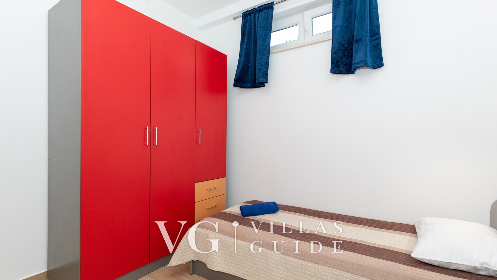 Apartment Zelenika Villa Schlafzimmer