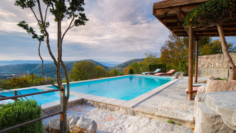 House sound of nature pool Crikvenica