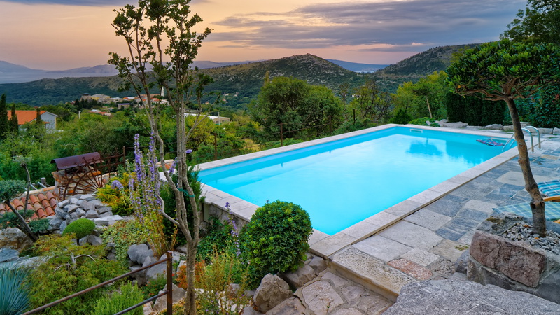 House sound of nature pool Crikvenica