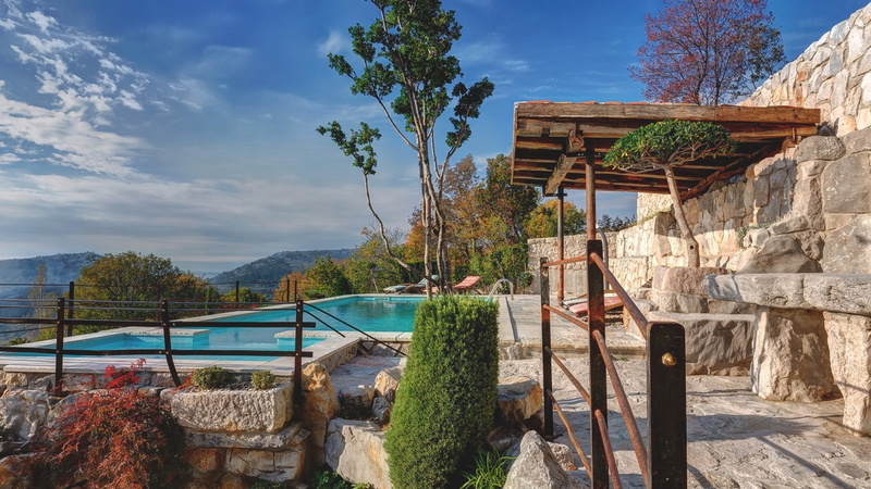 House sound of nature pool Crikvenica