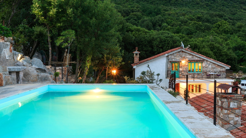 House sound of nature pool Crikvenica