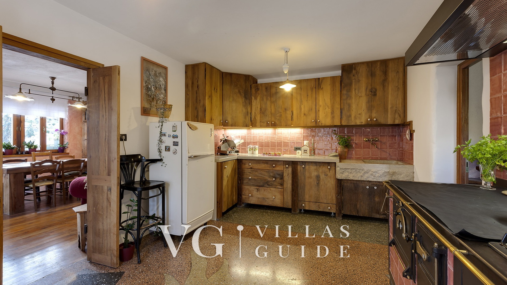 House sound of nature pool Crikvenica Kitchen