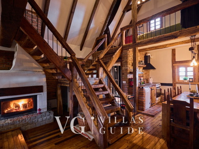 Holiday Home Trnovka Wohnzimmer