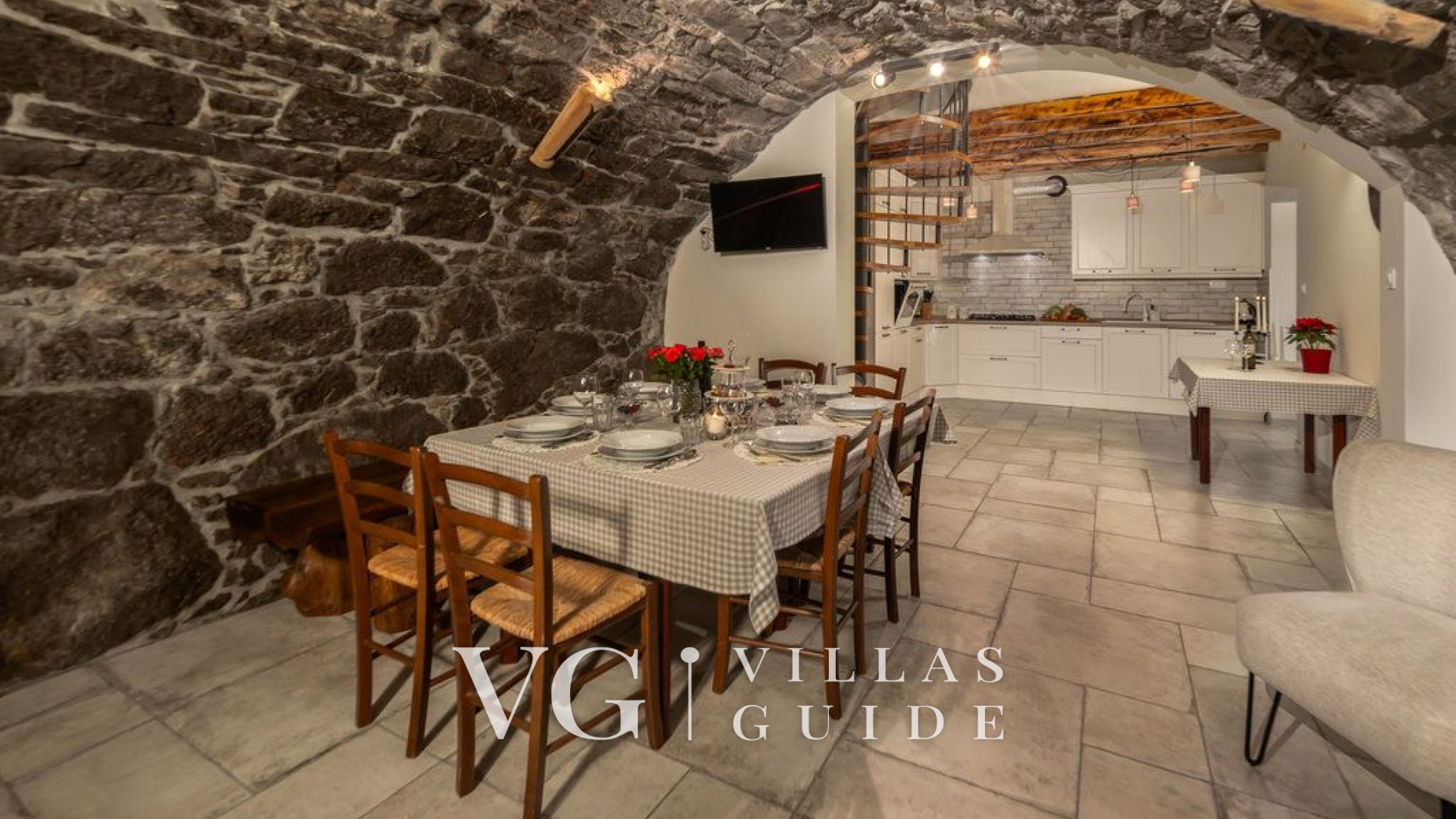 Villa Stancija Kavali Cucina