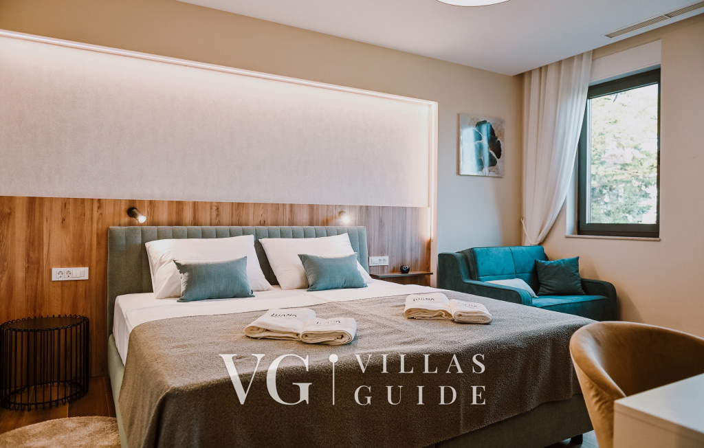 Villa Lu 1 Krk Schlafzimmer