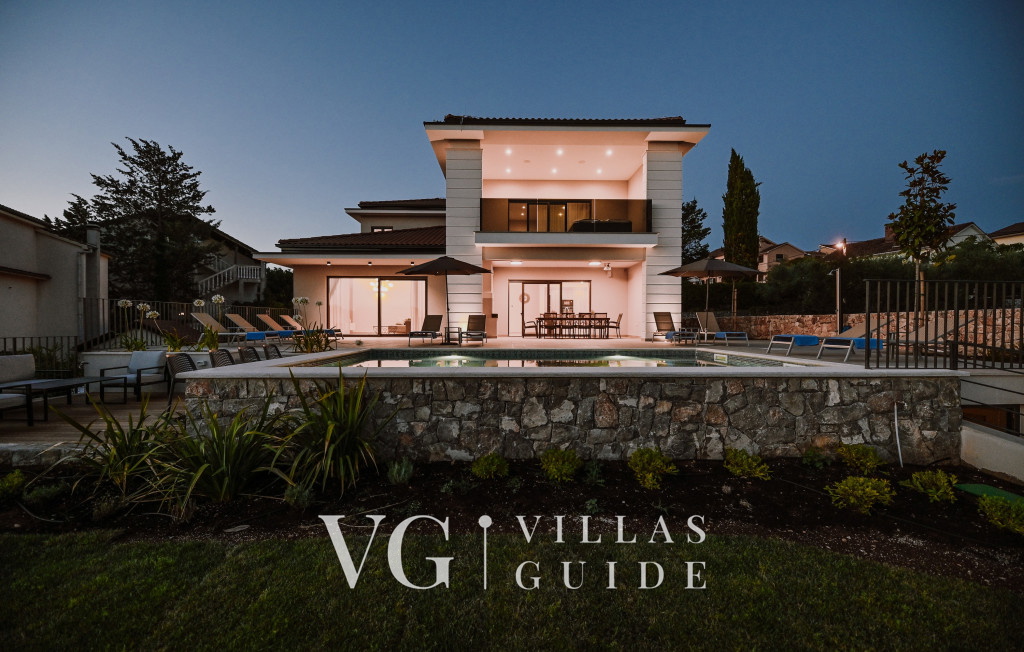 Villa Lu 1 Krk Garten und Außenbereich