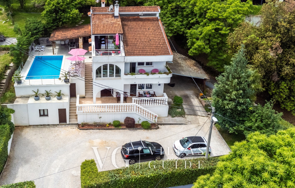 Villa Nino with view - Lovran Garden and property exterior