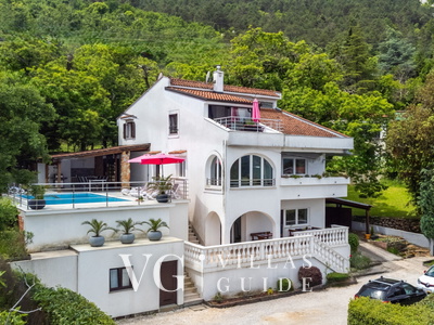 Villa Nino with view - Lovran Garden and property exterior