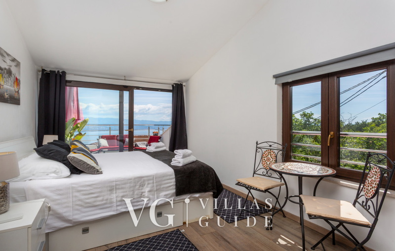 Villa Nino with view - Lovran Schlafzimmer