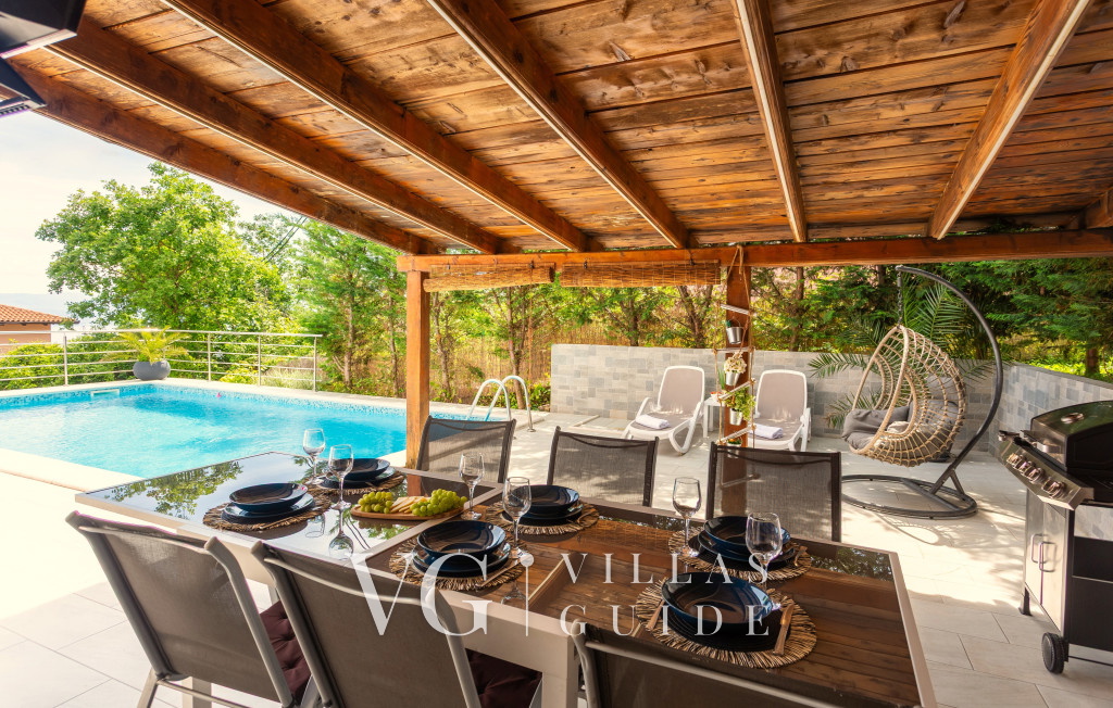 Villa Nino with view - Lovran Garden and property exterior