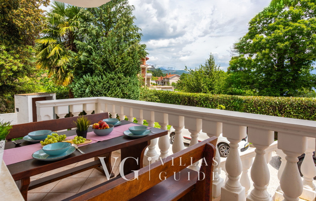 Villa Nino with view - Lovran Garden and property exterior