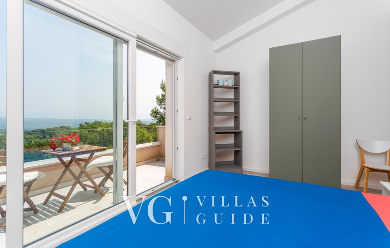 Casa Tijana with pool island Krk Camera da letto