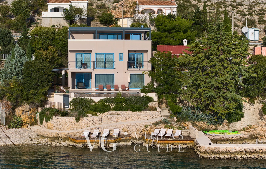 Villa Wind rose with pool&whirpool&sauna&beachfront Dvorište i vanjski dio objekta