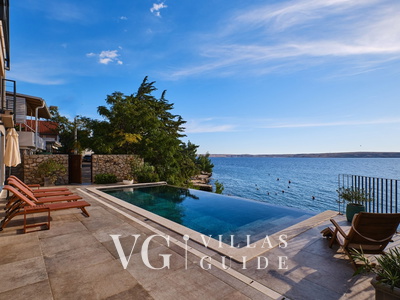 Villa Wind rose with pool&whirpool&sauna&beachfront Dvorište i vanjski dio objekta