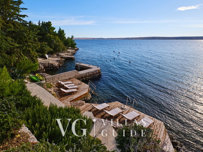 Villa Wind rose with pool&whirpool&sauna&beachfront Dvorište i vanjski dio objekta