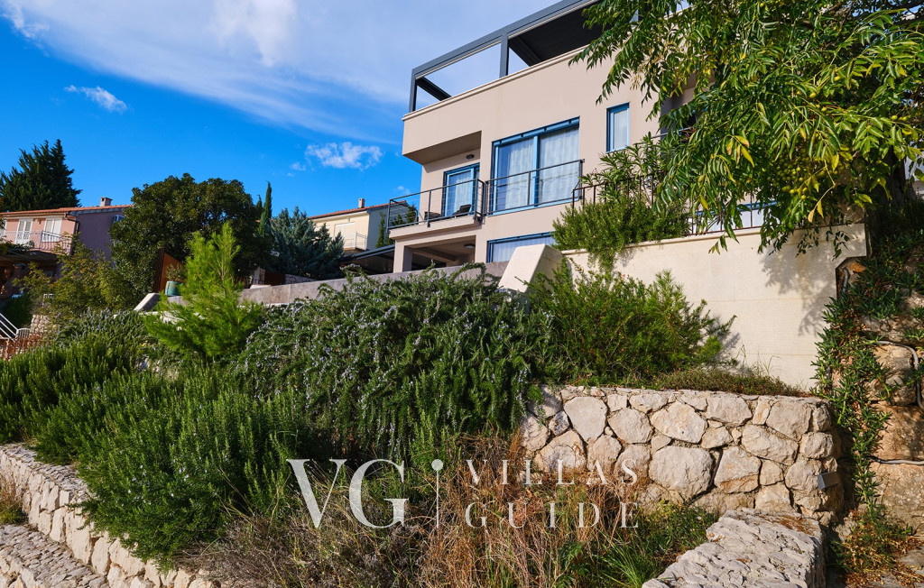 Villa Wind rose with pool&whirpool&sauna&beachfront Garten und Außenbereich