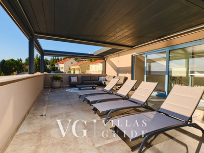 Villa Wind rose with pool&whirpool&sauna&beachfront wellness