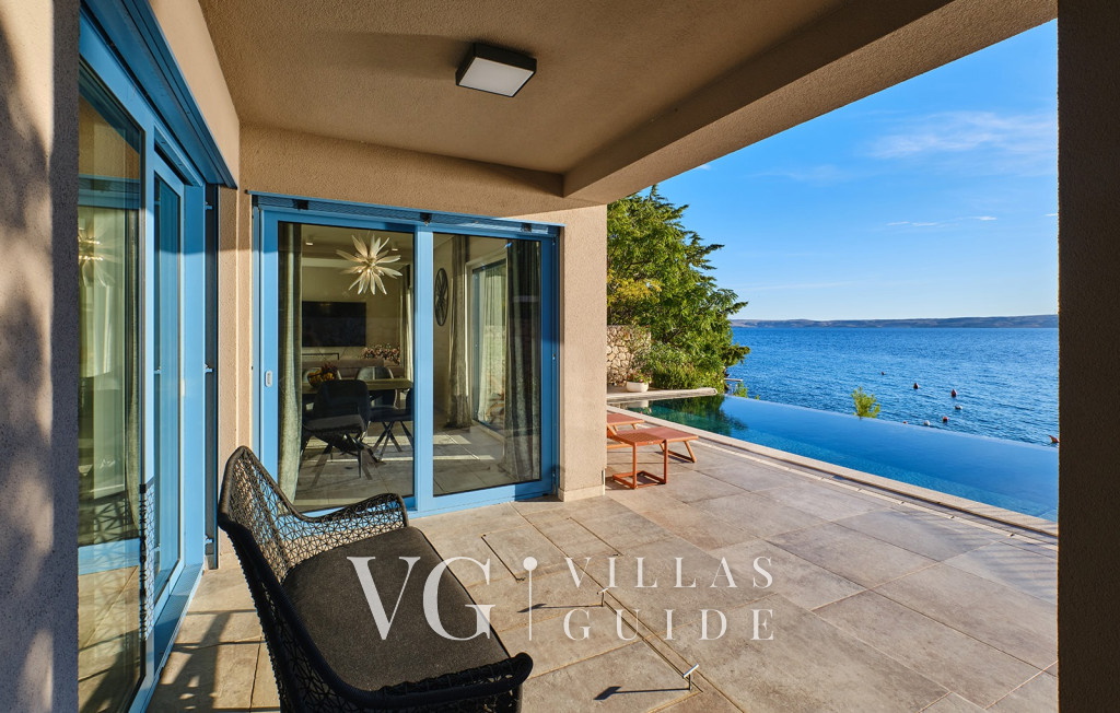 Villa Wind rose with pool&whirpool&sauna&beachfront Dvorište i vanjski dio objekta