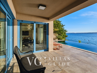 Villa Wind rose with pool&whirpool&sauna&beachfront Garten und Außenbereich