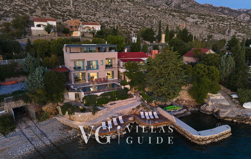 Villa Wind rose with pool&whirpool&sauna&beachfront Garten und Außenbereich