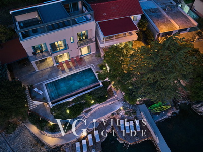 Villa Wind rose with pool&whirpool&sauna&beachfront Dvorište i vanjski dio objekta