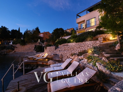 Villa Wind rose with pool&whirpool&sauna&beachfront Dvorište i vanjski dio objekta