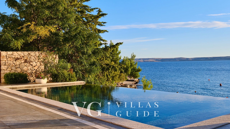 Villa Wind rose with pool&whirpool&sauna&beachfront Pool