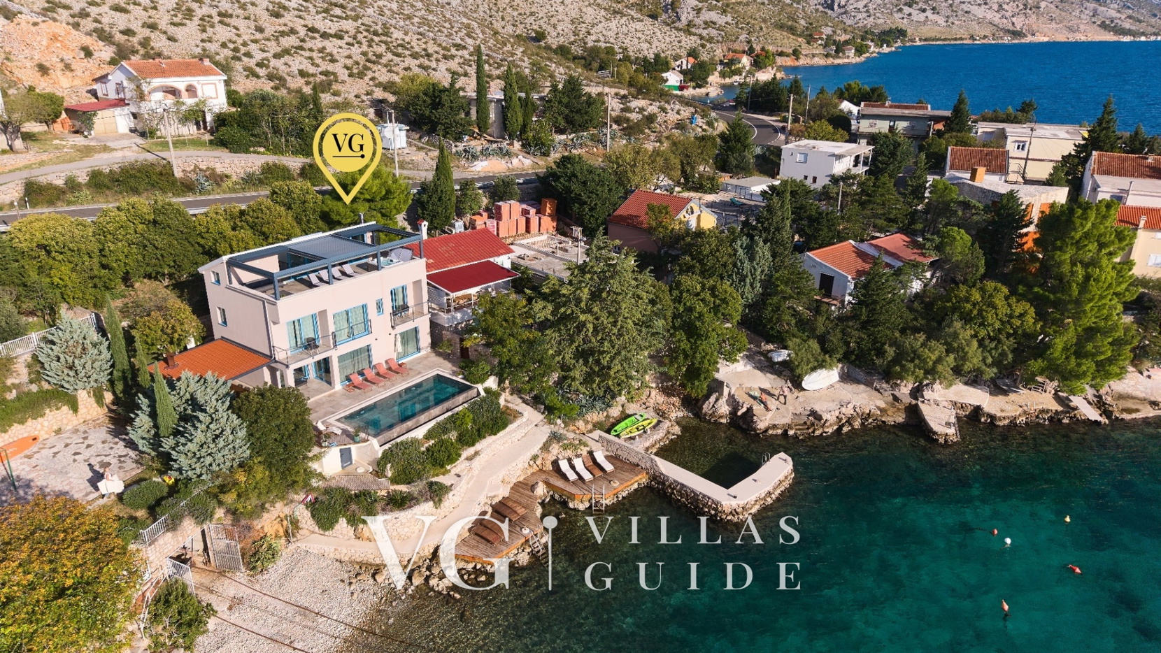 Villa Wind rose with pool&whirpool&sauna&beachfront micro_location
