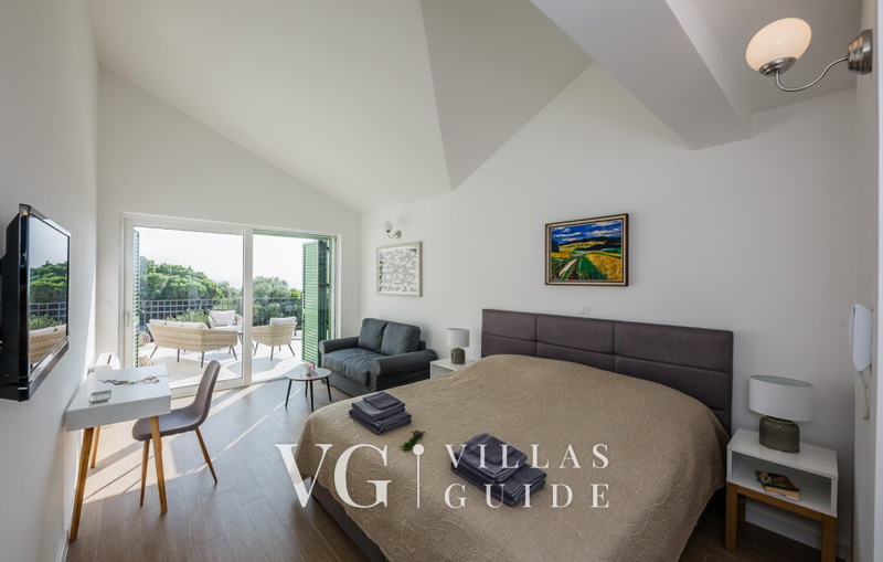 Villa Lun T - Island Pag Schlafzimmer