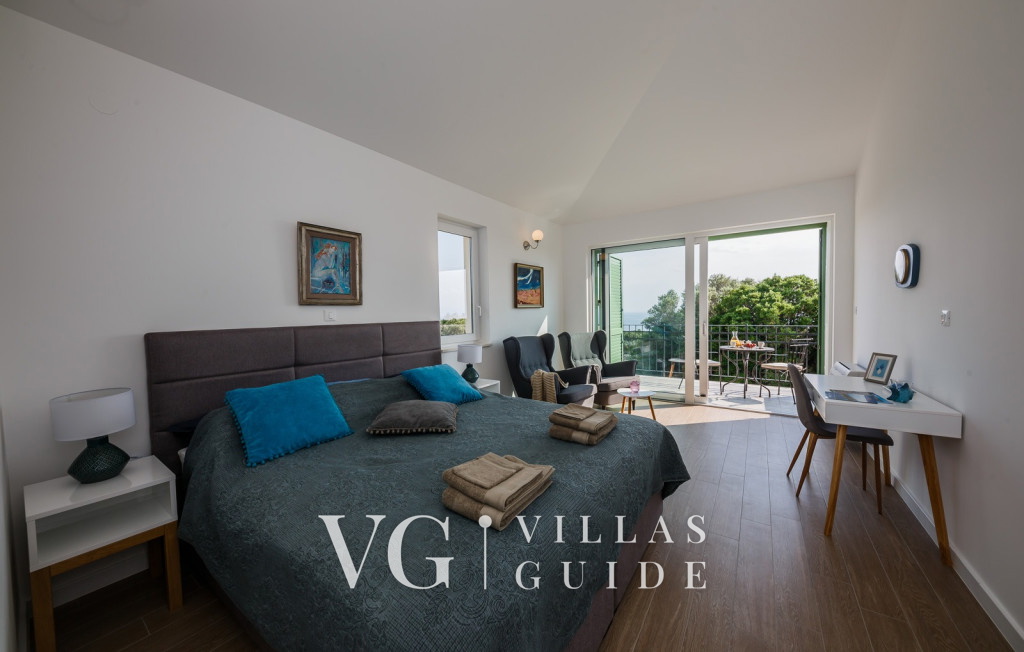 Villa Lun T - Island Pag Schlafzimmer