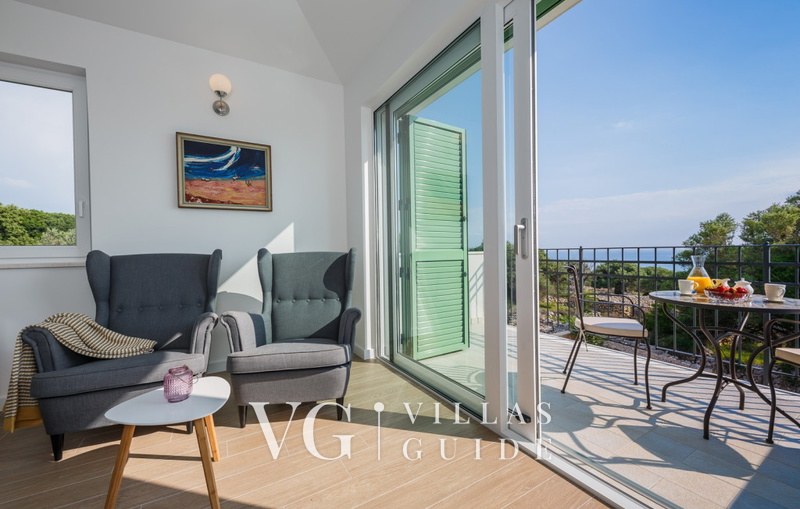 Villa Lun T - Island Pag Schlafzimmer