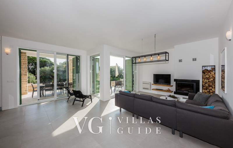 Villa Lun T - Island Pag Wohnzimmer