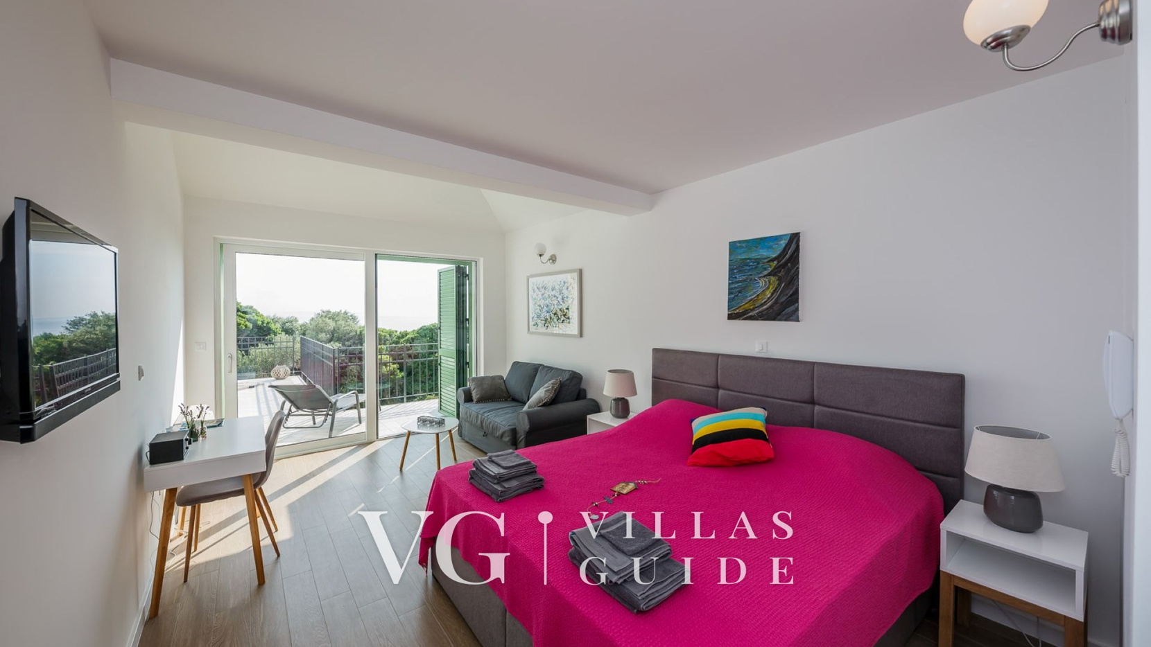 Villa Lun T - Island Pag Schlafzimmer