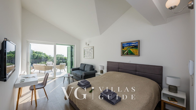 Villa Lun T - Island Pag Schlafzimmer