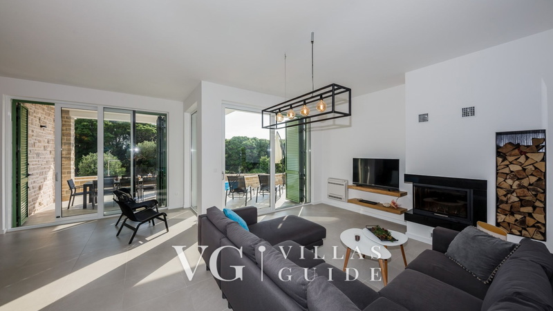 Villa Lun T - Island Pag Wohnzimmer