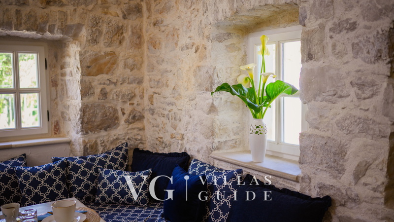 Villa Mendula -Orebić Wohnzimmer